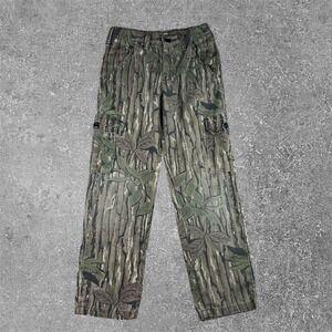 Liberty Kids Realtree Camo Cargo Pants Youth Medium Vintage Made in USA Hunting